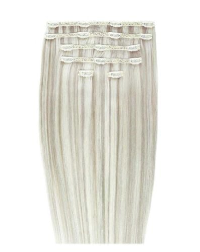 22" Double Hair Set Clip-In Extensions - Viking Blonde