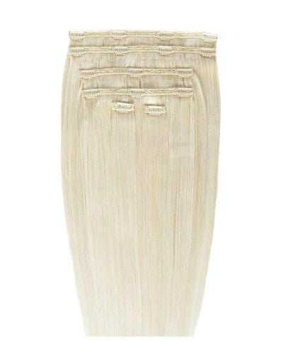 20" Double Hair Set Clip-In Extensions - Vintage Blonde
