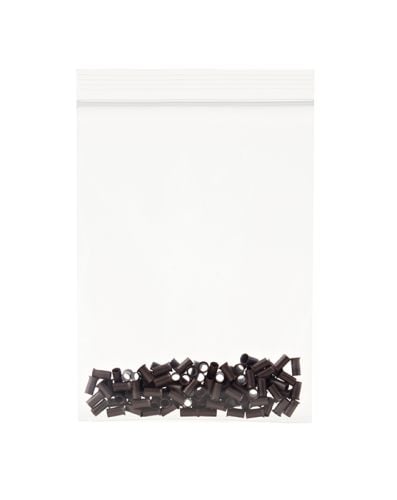Copper Micro Rings Dark Brown 100 Pieces