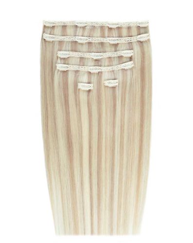 20" Double Hair Set Clip-In Extensions - L.A. Blonde