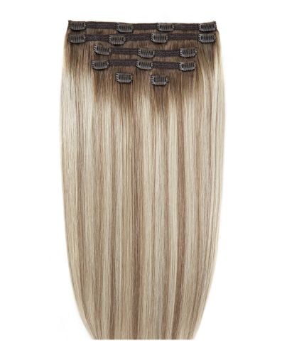 22" Double Hair Set Clip-In Extensions - Sunset Boulevard