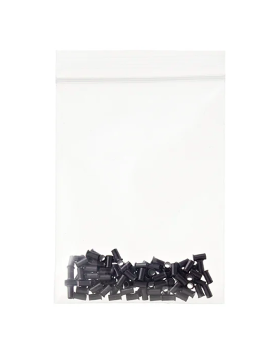 Copper Micro Rings Black 100 Pieces