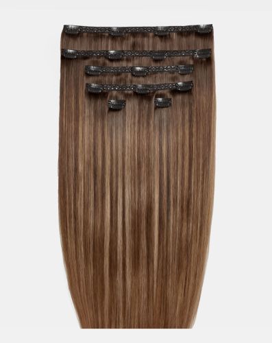18" Double Hair Set Clip-In Extensions - Maya Jama x Butterscotch 