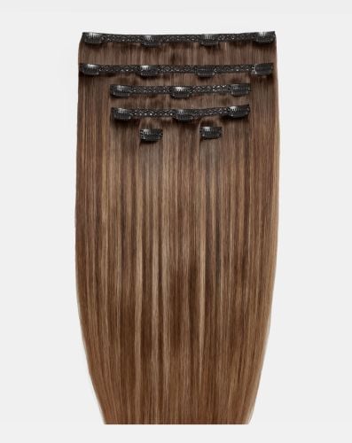 20" Double Hair Set Clip-In Extensions - Maya Jama x Butterscotch 