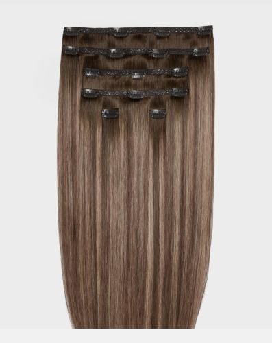 20" Double Hair Set Clip-In Extensions - Maya Jama x Cookies and Cream 