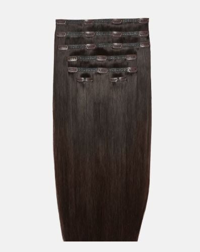 26" Double Hair Set Clip-In Extensions - Maya Jama x Brownie Batter 