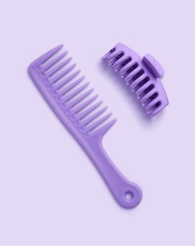 Sunset Edition Purple Claw Clip & Comb Kit