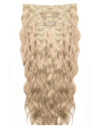 22" Beach Wave Double Hair Set - California Blonde