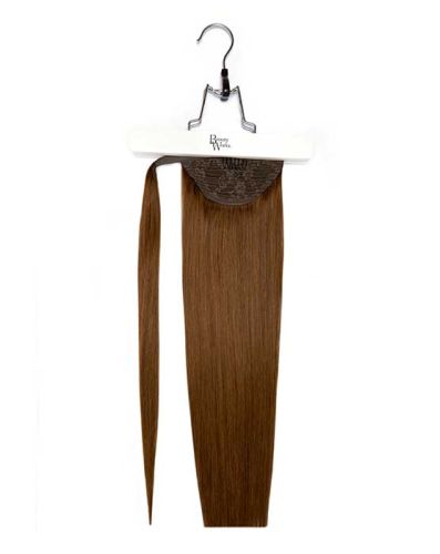 18" Super Sleek Clip-In Invisi® Ponytail - Caramel