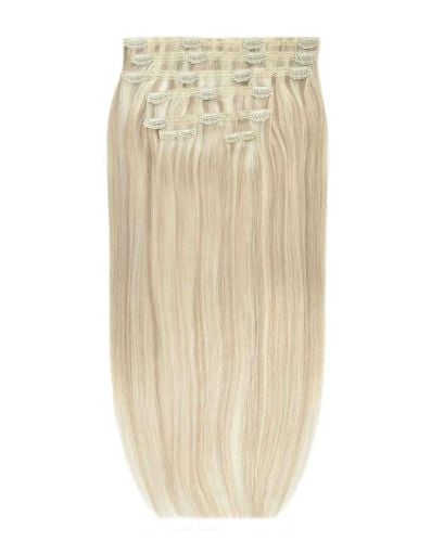 26" Double Hair Set Clip-In Extensions - Champagne Blonde
