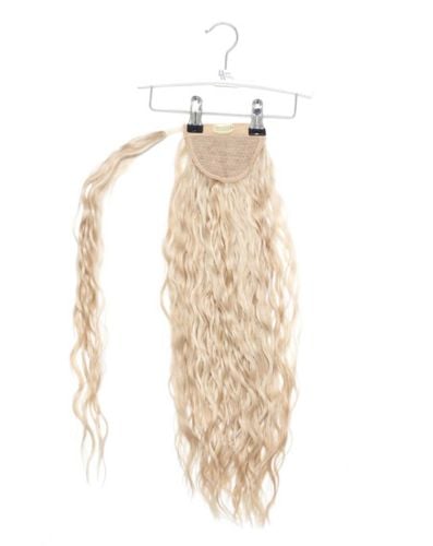 20" Clip-in Beach Wave Invisi® Ponytail - Champagne Blonde