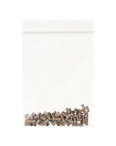 Copper Micro Rings Dark Blonde 100 Pieces