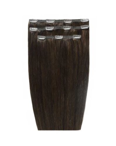 20" Deluxe Remy Instant Clip-In Hair Extensions - Raven