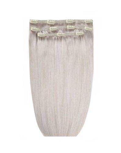 20" Deluxe Remy Instant Clip-In Hair Extensions - Silver
