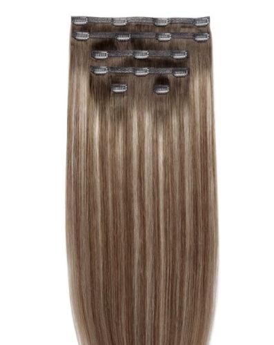 22" Double Hair Set Clip-In Extensions - St Tropez Blonde