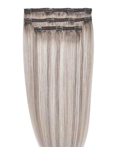 16" Deluxe Remy Instant Clip-In Hair Extensions - Frosted Blonde