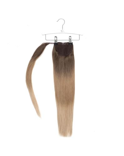 26" Super Sleek Clip-In Invisi® Ponytail - High Contrast Warm