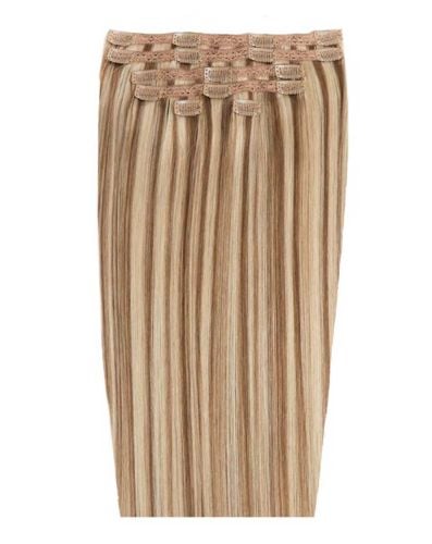 20" Double Hair Set Clip-In Extensions - Honey Blonde