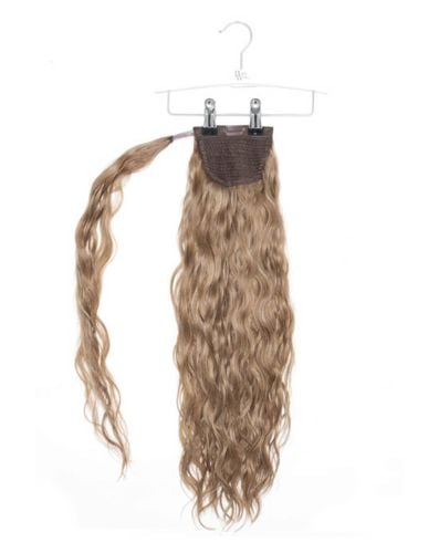 20" Clip-in Beach Wave Invisi® Ponytail - Honey Blonde