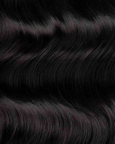 20" Express-Weft Tape-In Hair Extensions - Midnight Kohl