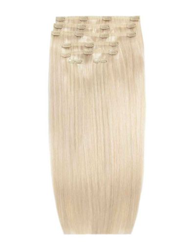 26" Double Hair Set Clip-In Extensions - L.A. Blonde