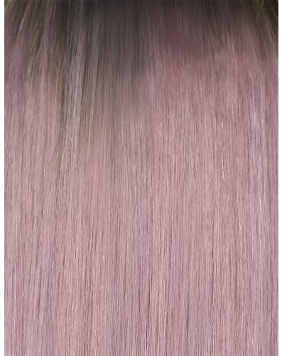 18" Gold Double Weft - Metallic Mauve