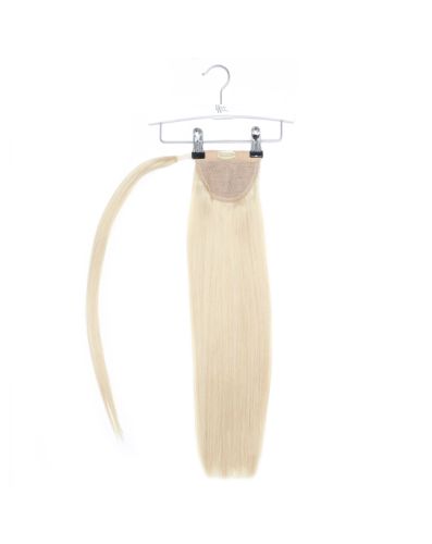 26" Super Sleek Clip-In Invisi® Ponytail - Pure Platinum