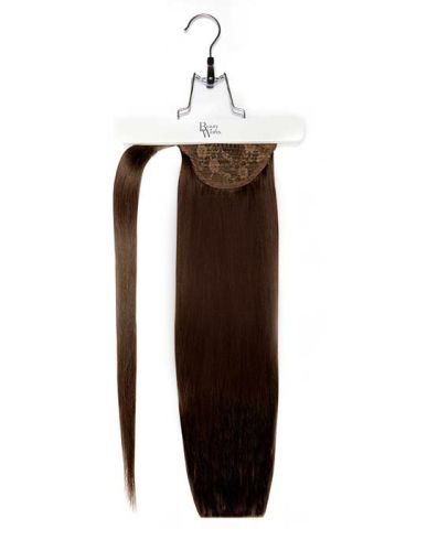 18" Super Sleek Clip-In Invisi® Ponytail - Raven