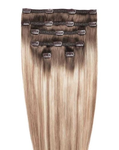 18" Double Hair Set Clip-In Extensions - Sunset Boulevard