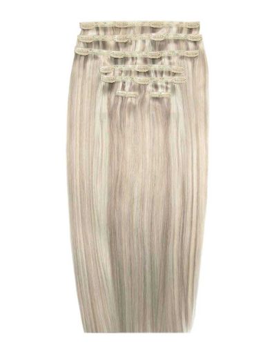26" Double Hair Set Clip-In Extensions - Viking Blonde