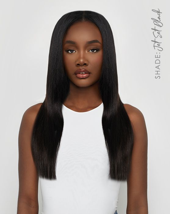 18 Inch Deluxe Remy Instant Clip In Hair Extensions Chocolate