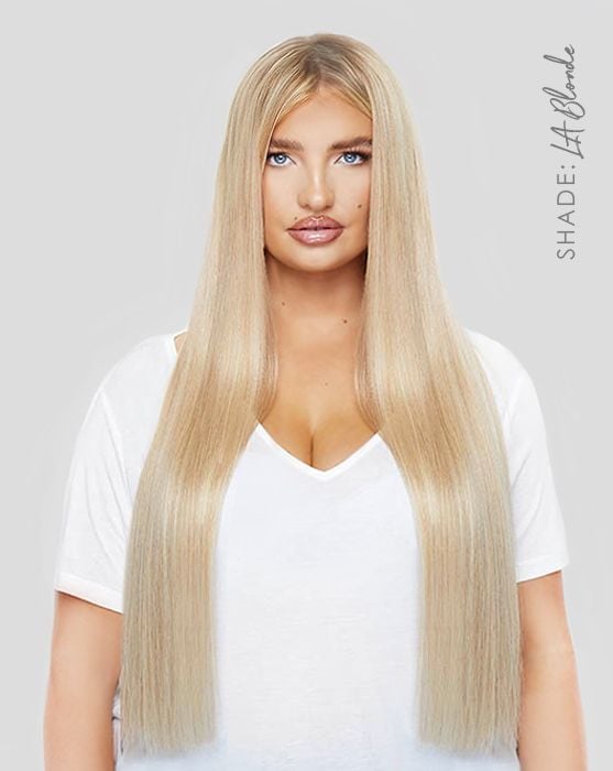 K-Tip 20 inch Hair Extensions Straight / HL-13 - Malibu for Stylists