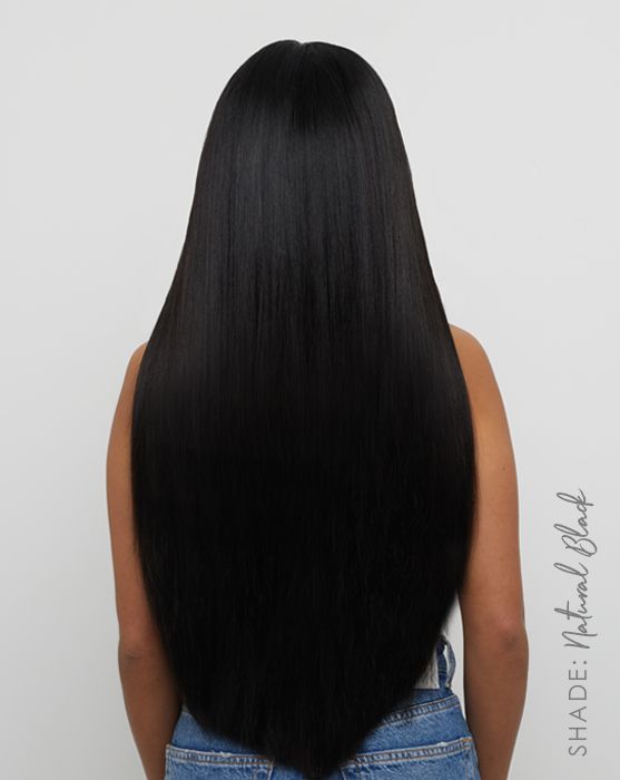 Hair Back Extension In Black