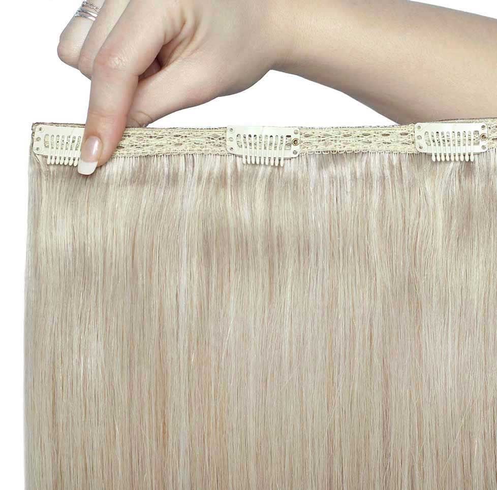 18 Inch Double Hair Set Iced Blonde Beauty Works 