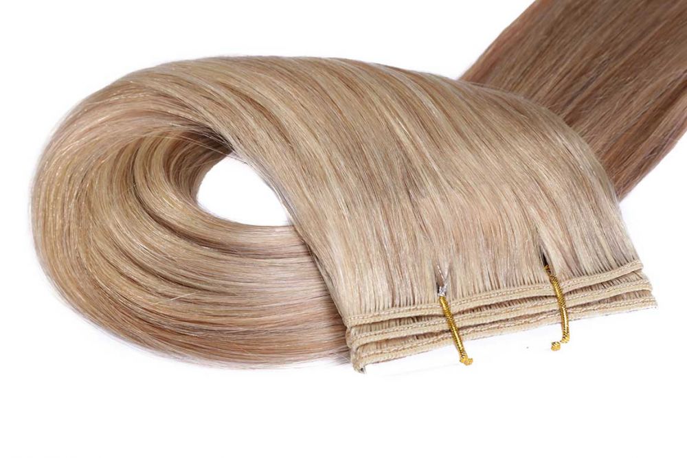 6. Blonde Weft Hair Extensions - wide 2