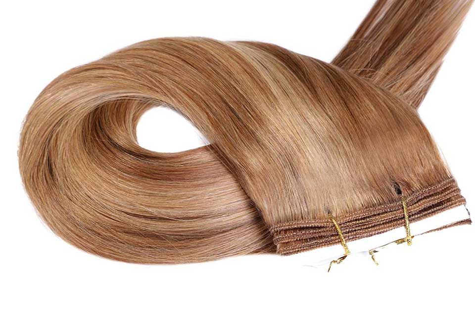 20 Inch Celebrity Choice Weft Hair Extensions Iced Blonde Beauty Works 