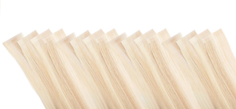 Bohemian Blonde Hair Piece - Tape In Hair Extensions - wide 5