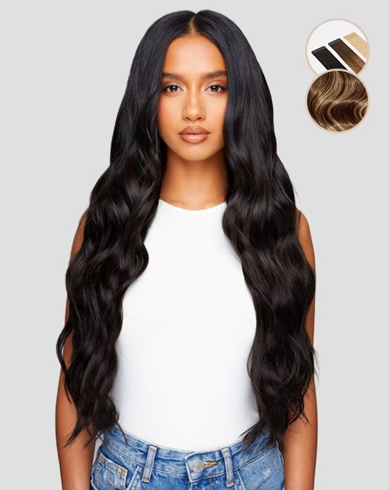 Tape in top extensions 26 inch