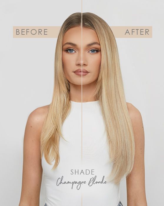 Beauty Works on X: Extensions aren't just for 𝘓𝘌𝘕𝘎𝘛𝘏 babe😍 Abbie  adds instant 𝐯𝐨𝐥𝐮𝐦𝐞 + bleach free highlights wearing 18” Double Hair  Set in shade 'Scandinavian Blonde' ✨ styled with the  𝑷𝒓𝒐𝒇𝒆𝒔𝒔𝒊𝒐𝒏𝒂𝒍