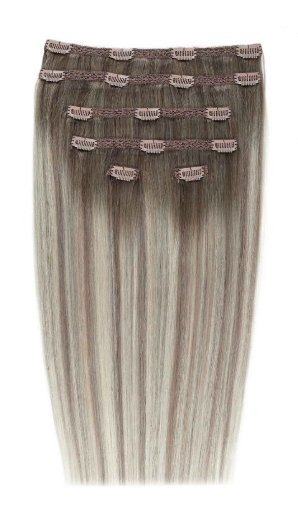 18 Inch Deluxe Remy Instant Clip In Extensions Scandinavian Blonde