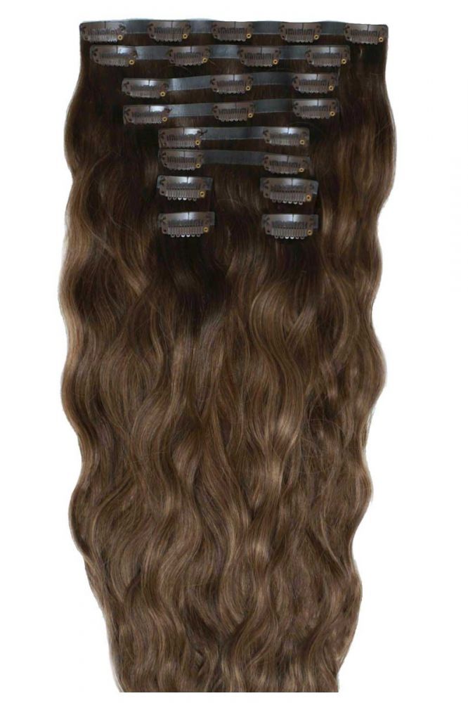 18 Inch Beach Wave Double Hair Set Dubai Beauty Works