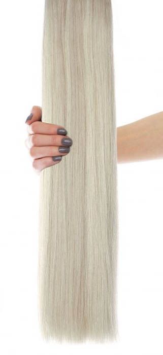 18 Inch Celebrity Choice Weft Hair Extensions Iced Blonde Beauty Works 