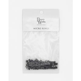 Copper Micro Rings Silicone Lined Copper Micro Rings - 100 pack - Dark Brown