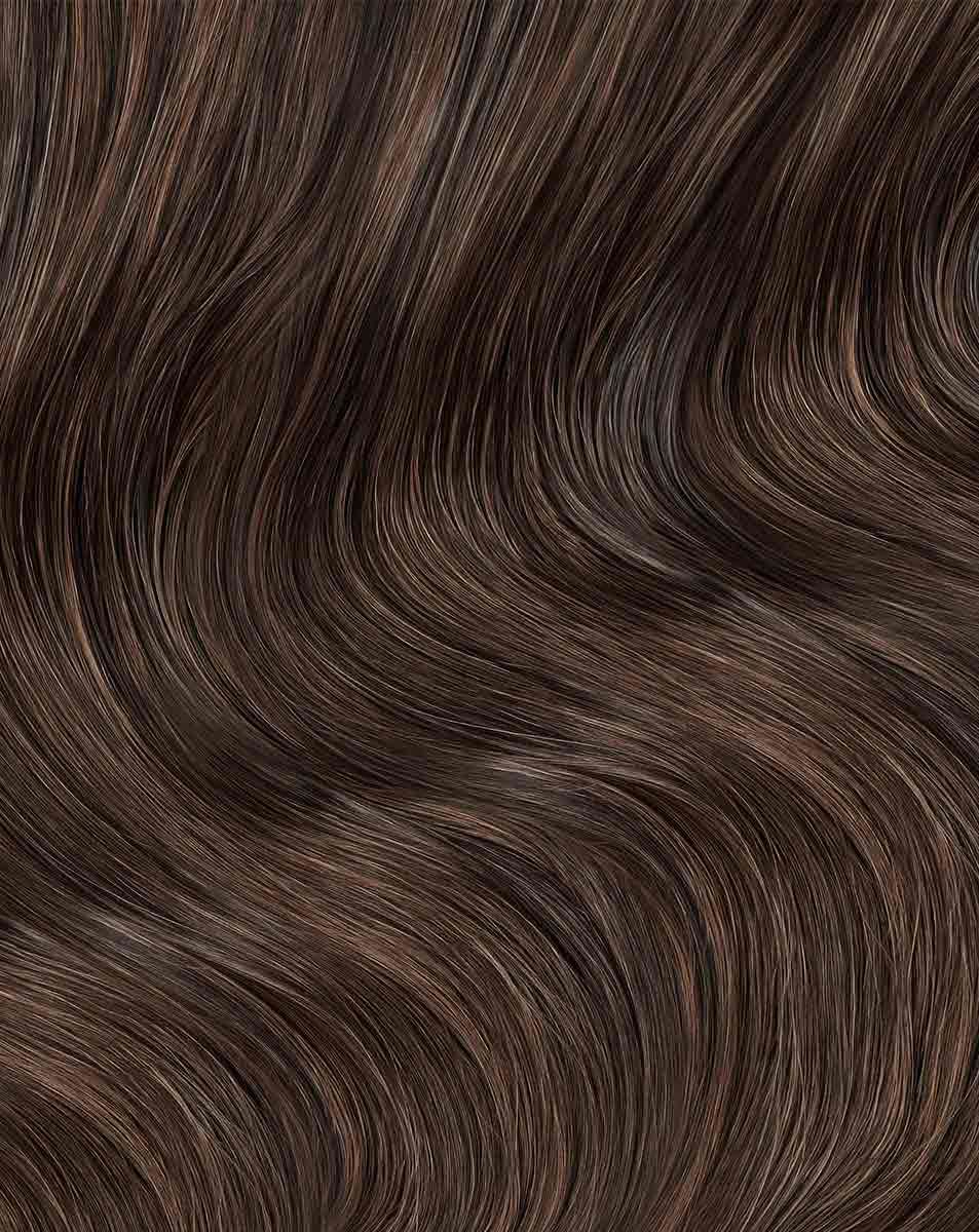 beauty works 16" XXS Weft Hair Extensions - Espresso Brown