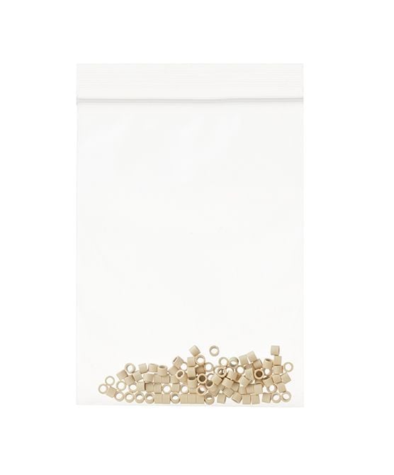 beauty works Aluminium Micro Rings - 100 Pieces