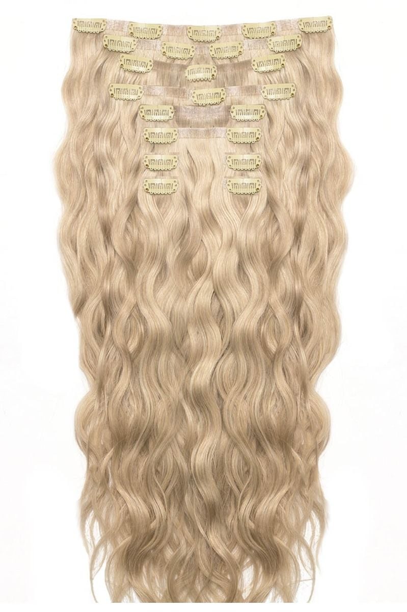 beauty works 22" Beach Wave Double Hair Set - California Blonde
