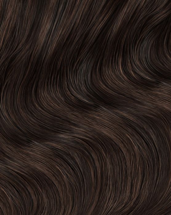 beauty works 20" Gold Flat Track® Weft - Espresso Brown