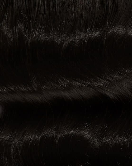 beauty works 100% Remy Colour Swatch - Natural Black