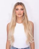 22" Half-Up Hair Set Clip-In Extensions - Amber thumbnail