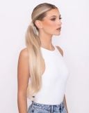 22" Half-Up Hair Set Clip-In Extensions - Amber thumbnail